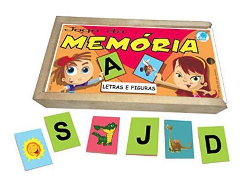 JOGO DA MEMÓRIA - LETRAS E FIGURAS - Clube Brincante